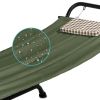 Green Waterproof Patio Hammock w/ Stand Pillow Storage Pockets